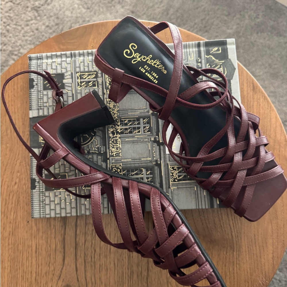 Seychelles Sandals with Strappy Design and Block Heel